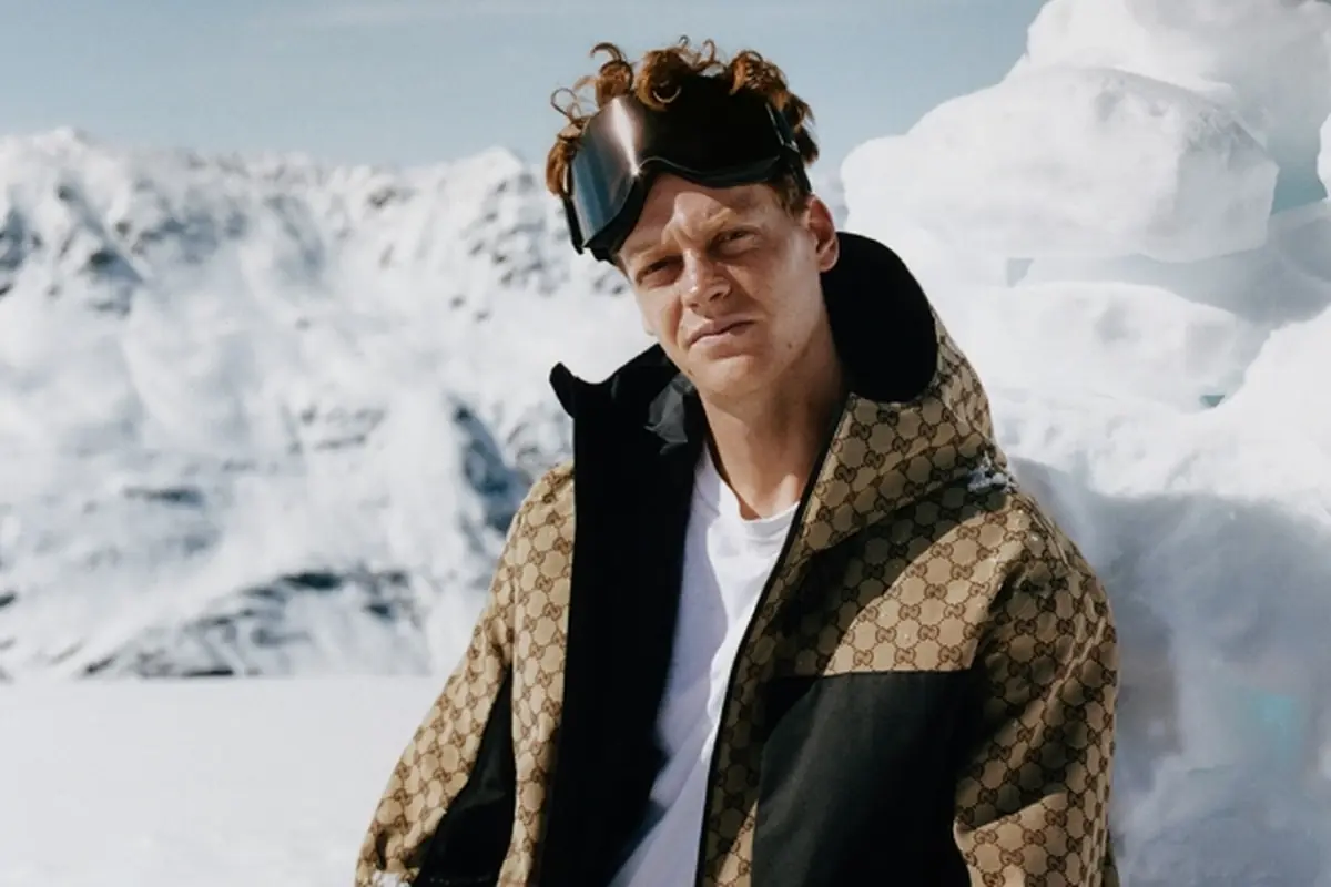 Jannik Sinner sulla neve