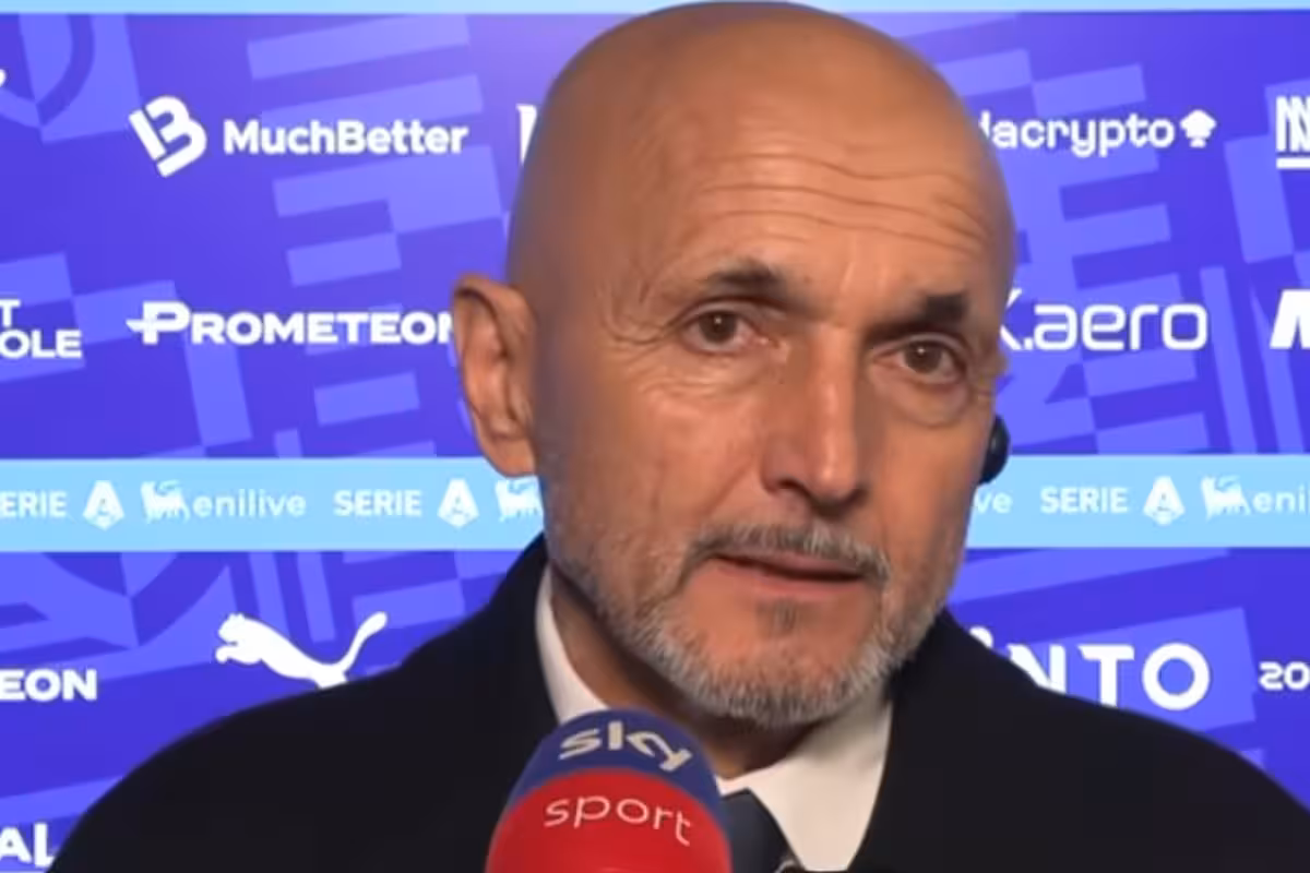 Luciano Spalletti intervistato da Sky Sport